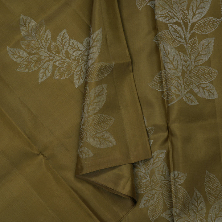 Hayagrivas Matcha Green Pure Soft Silk Saree KBE1537K7-2
