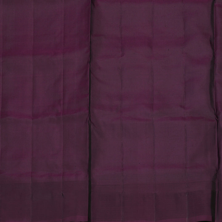 Hayagrivas Sea Blue Pure Soft Silk Saree with Deep Violet Border KBE1538K14-5