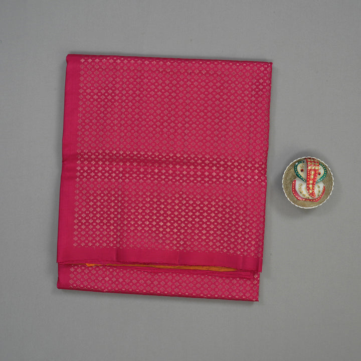 Hayagrivas Handloom Deep Pink Kanjivaram Soft Silk Saree KBE1538K4-1