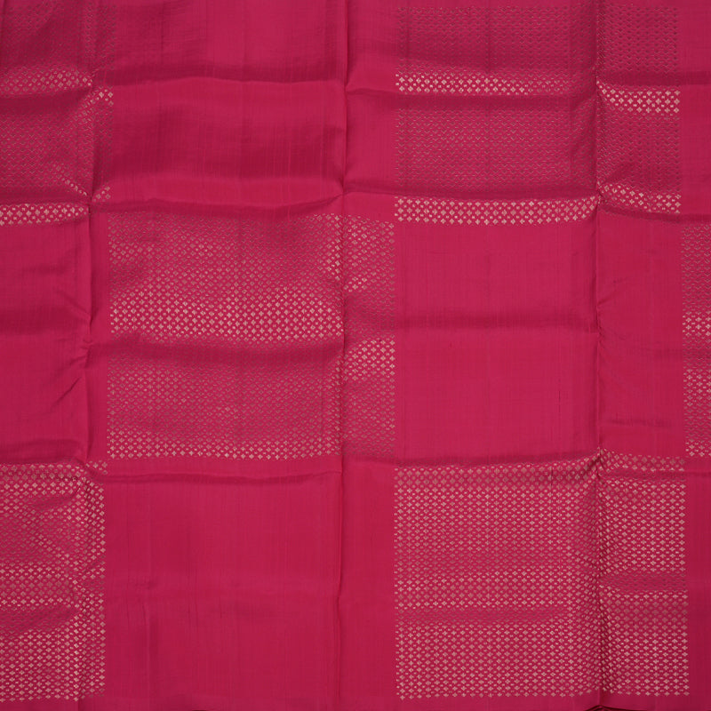 Hayagrivas Handloom Deep Pink Kanjivaram Soft Silk Saree KBE1538K4-1