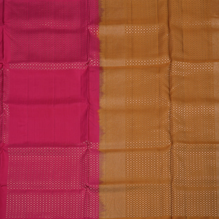 Hayagrivas Handloom Deep Pink Kanjivaram Soft Silk Saree KBE1538K4-1