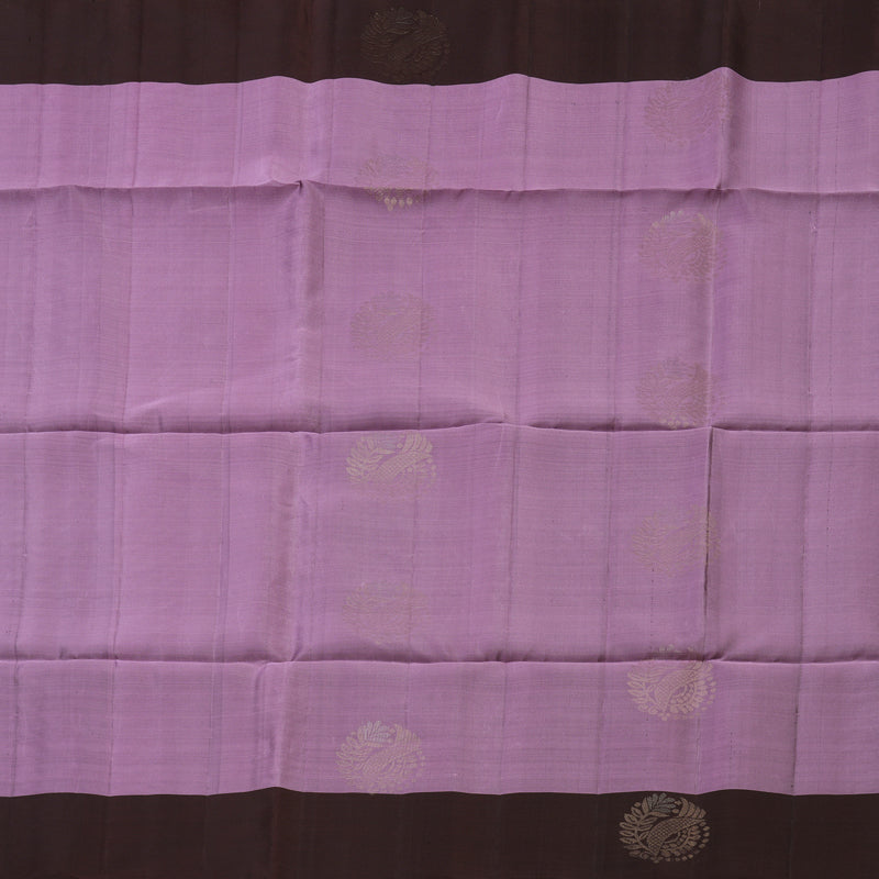Hayagrivas Lavendar Pure Soft Silk Saree KBE1540K1-3