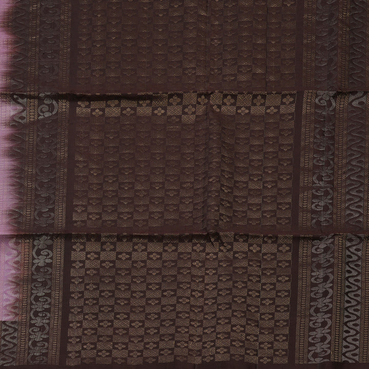 Hayagrivas Lavendar Pure Soft Silk Saree KBE1540K1-3