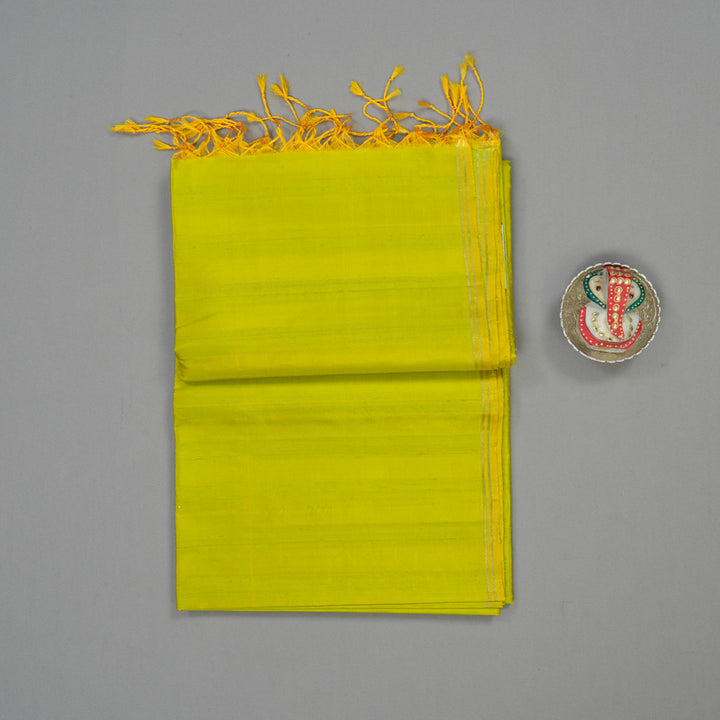 Hayagrivas Fluorescent Green Pure Soft Silk Saree KBE1542K1-1