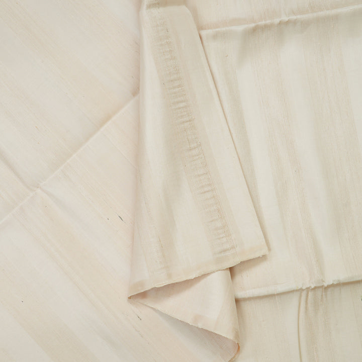 Hayagrivas Cream Pure Soft Silk Saree KBE1542K1-4