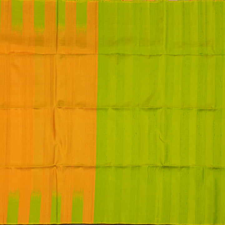 Hayagrivas Yellow Pure Soft Silk Saree KBE1542K2-4