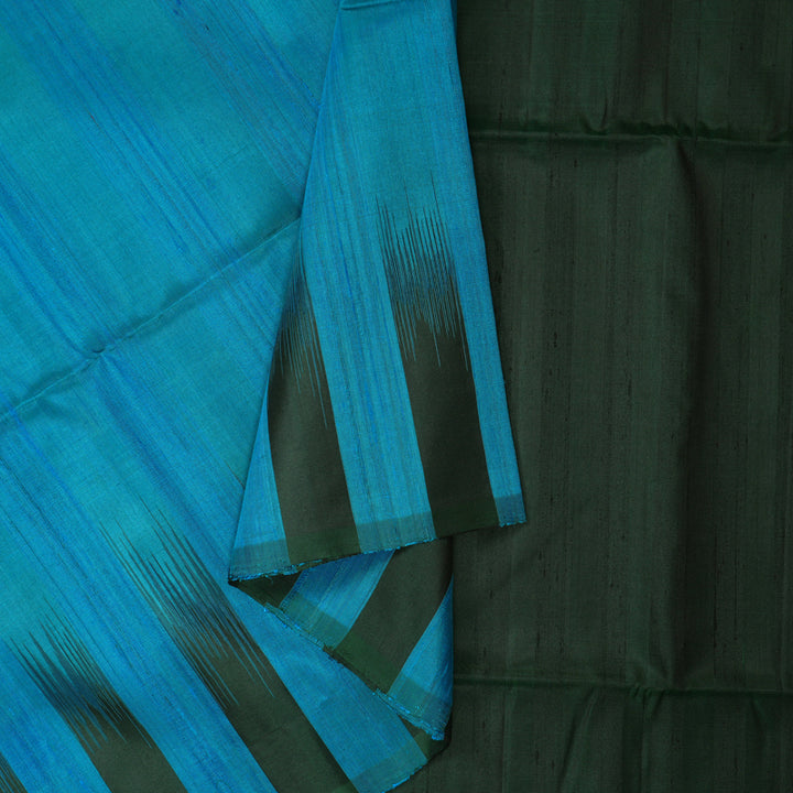 Hayagrivas Ananda Blue Pure Soft Silk Saree KBE1542K2-6