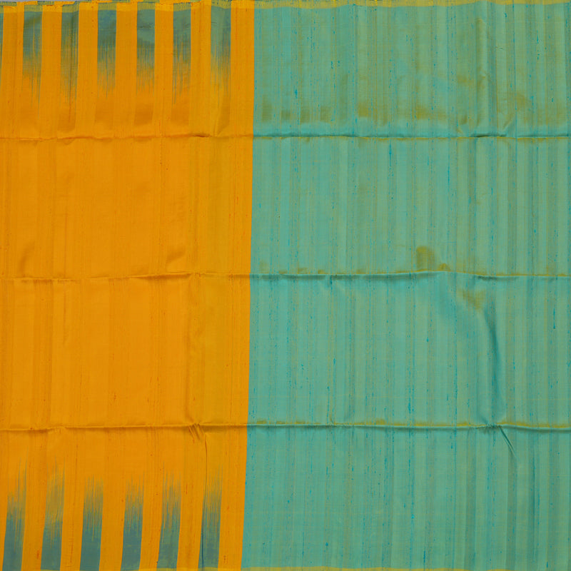Hayagrivas Mustard Yellow Pure Soft Silk Saree KBE1542K2-9