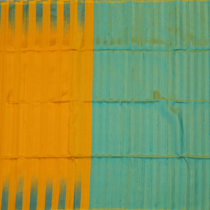 Hayagrivas Mustard Yellow Pure Soft Silk Saree KBE1542K2-9