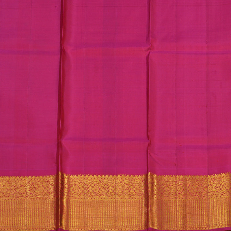 Hayagrivas Light Green Kanjivaram Pattu Pavadai with Deep Pink border KBE1546K3-3