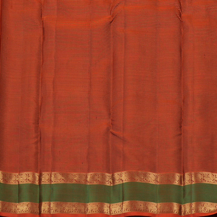 Hayagrivas Dark Purple Handloom Kanjivaram Silk Saree with Mandhalir Border KBE154D5-1