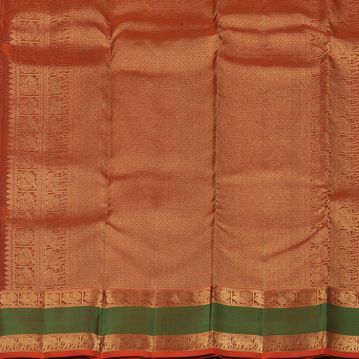 Hayagrivas Dark Purple Handloom Kanjivaram Silk Saree with Mandhalir Border KBE154D5-1