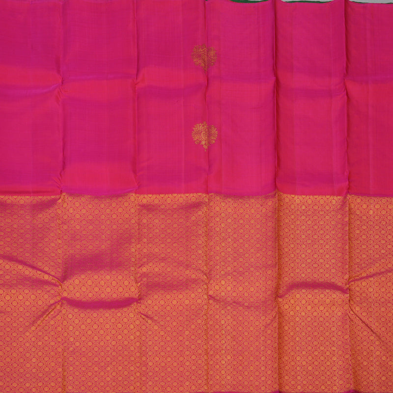 Hayagrivas Handloom Pink Kanjivaram Silk Saree KBE1552K5-1