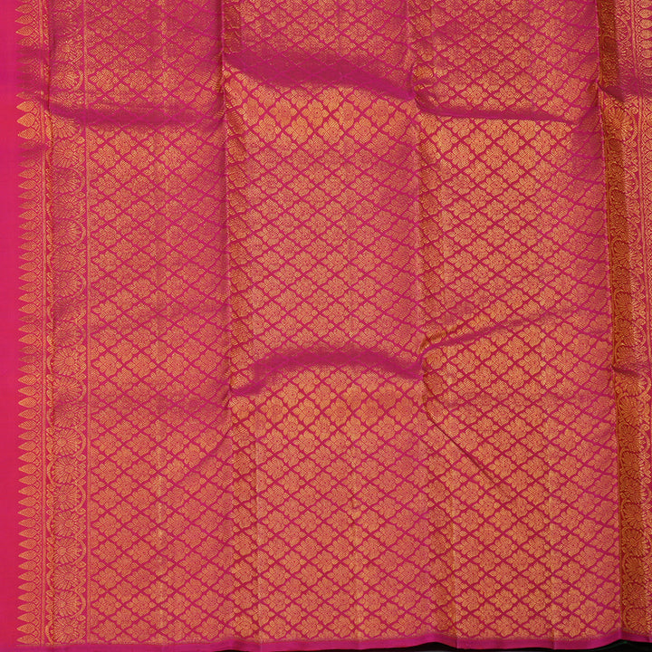 Hayagrivas Handloom Pink Kanjivaram Silk Saree KBE1552K5-1