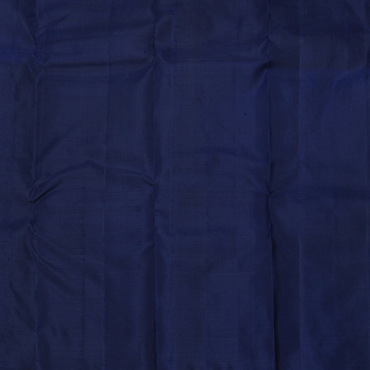 Hayagrivas Handloom Bottle Green Kanjivaram Silk Saree with Navy Blue Border KBE1552K5-2