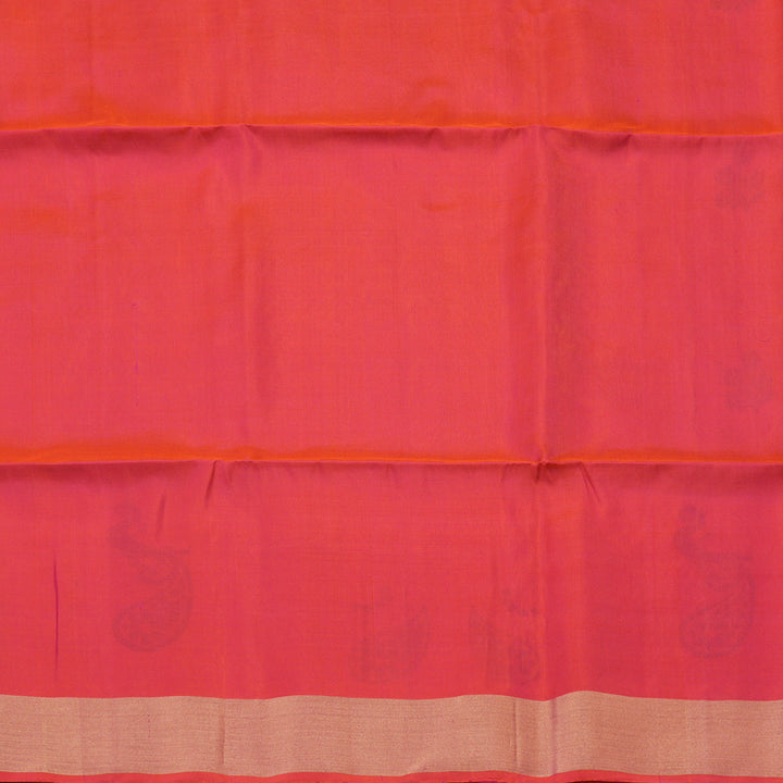 Hayagrivas Handloom Tumeric Yellow Kanjivaram Soft Silk Saree with Tissue Border KBE1554K1-16