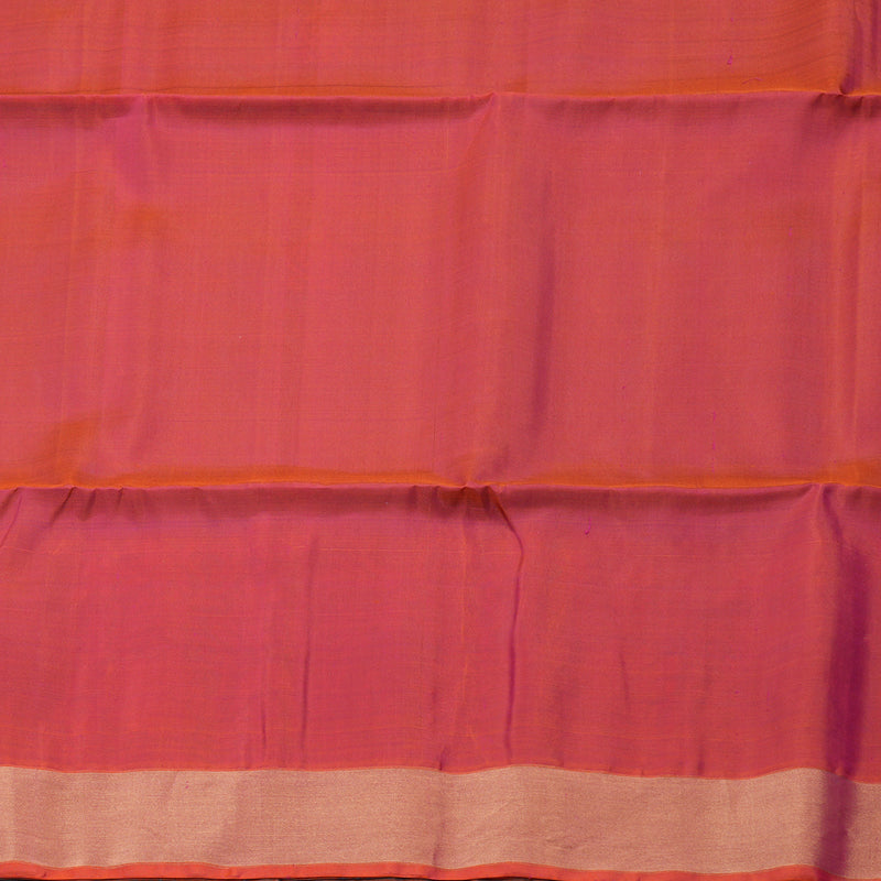 Hayagrivas Handloom Turquoise Kanjivaram Soft Silk Saree with Tissue Border KBE1554K1-2
