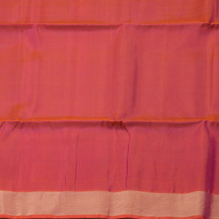 Hayagrivas Handloom Turquoise Kanjivaram Soft Silk Saree with Tissue Border KBE1554K1-2