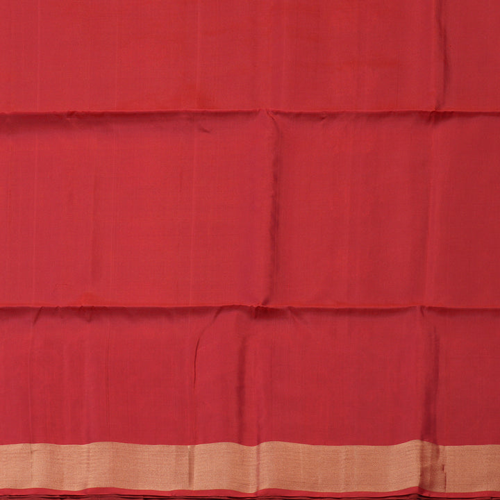 Hayagrivas Handloom Bottle Green Kanjivaram Soft Silk Saree with Tissue Border KBE1554K1-9