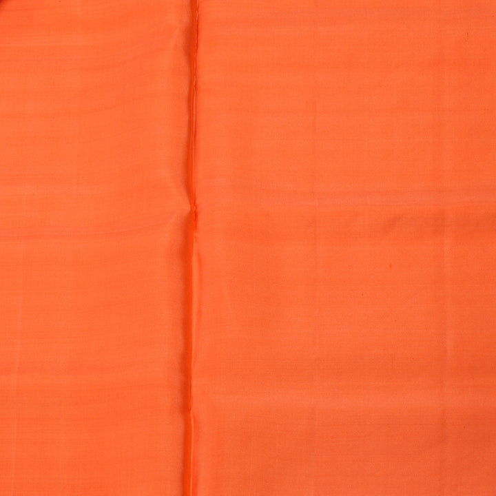 Hayagrivas Handloom Orange Kanjivaram Soft Silk Saree KBE1559K1-2