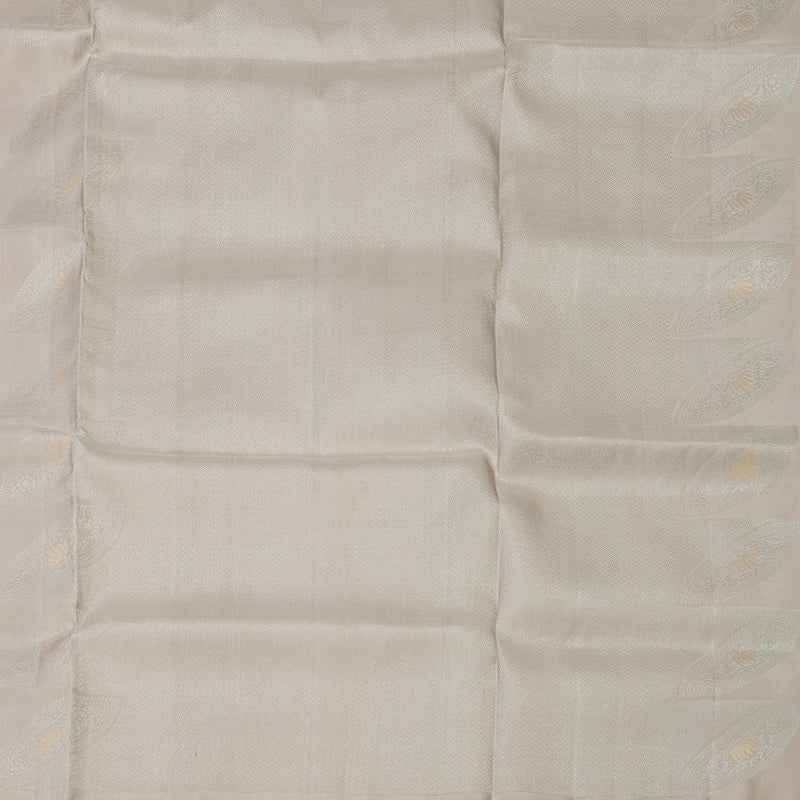 Hayagrivas Handloom Cream Kanjivaram Soft Silk Saree KBE1559K1-3