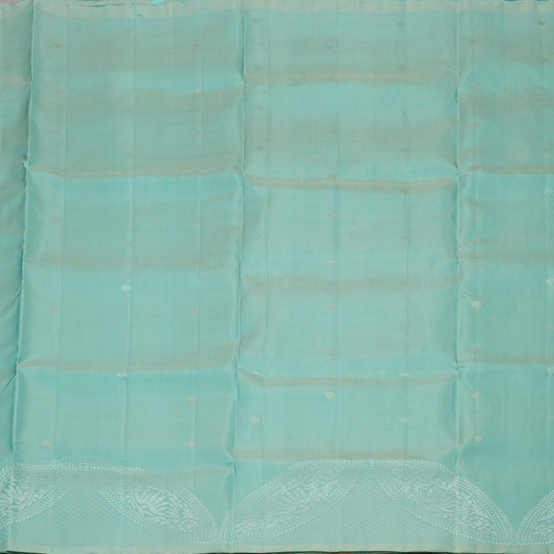 Hayagrivas Handloom Powder Blue Kanjivaram Soft Silk Saree KBE1559K1-8