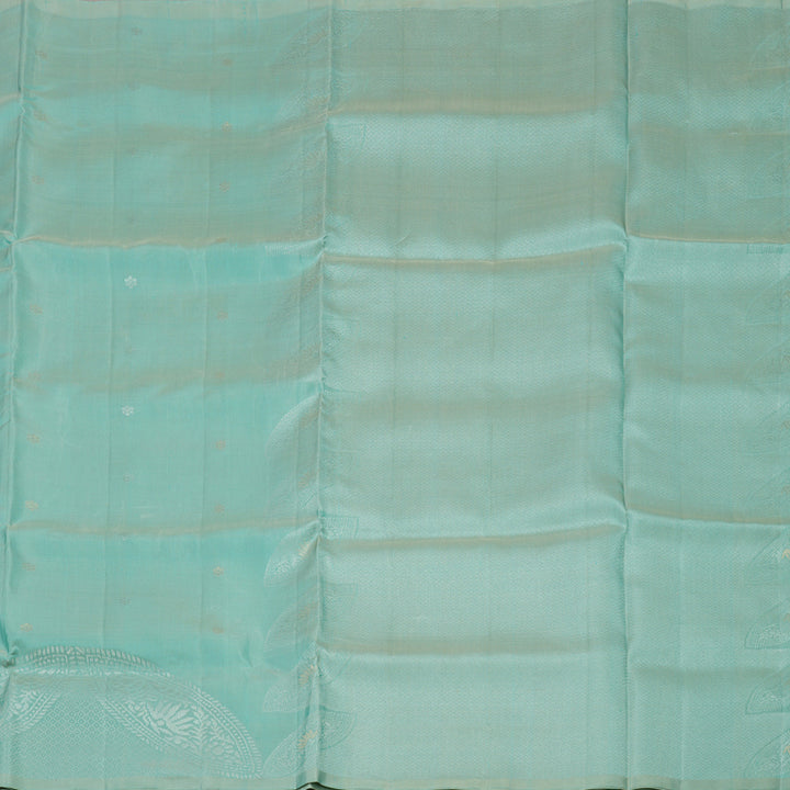 Hayagrivas Handloom Powder Blue Kanjivaram Soft Silk Saree KBE1559K1-8