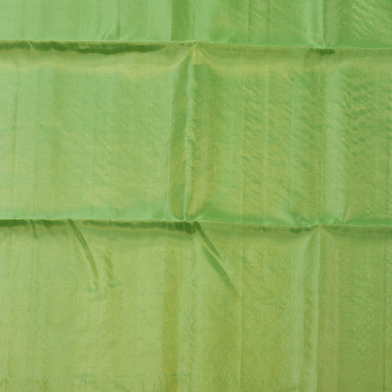 Hayagrivas Handloom Pista Green Kanjivaram Soft Silk Saree with Temple Border KBE1569K1-3