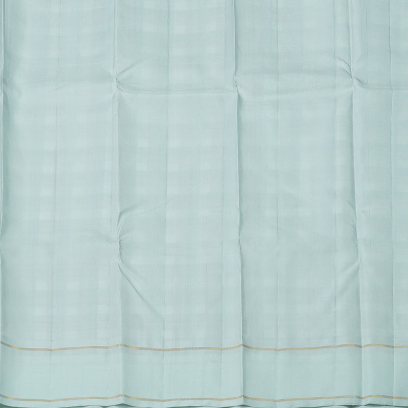 Hayagrivas Handloom Multicolour Checks Kanjivaram Silk Saree with Powder Blue border KBE1580K1-1