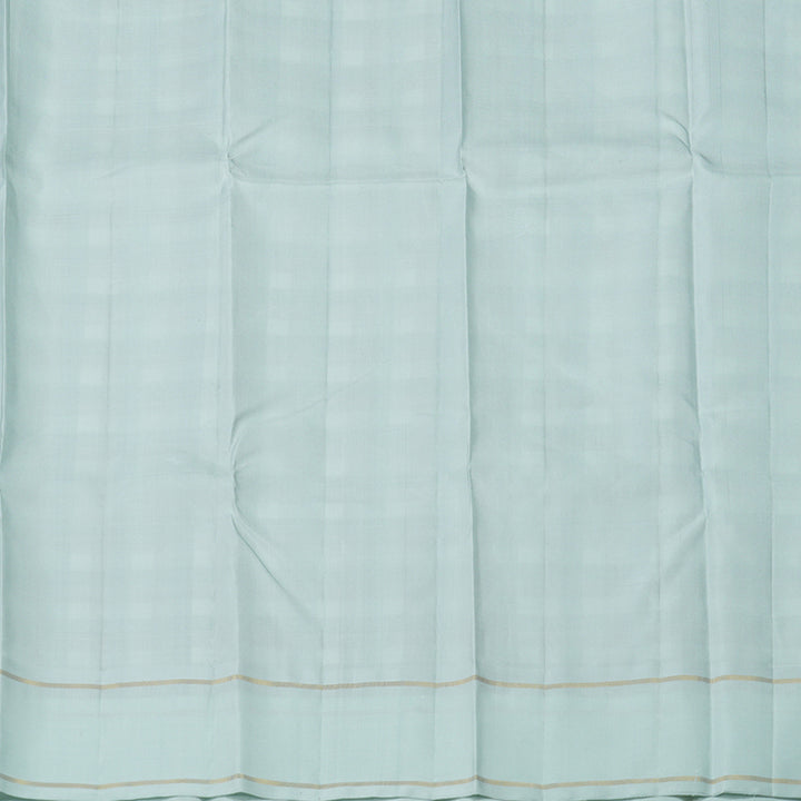 Hayagrivas Handloom Multicolour Checks Kanjivaram Silk Saree with Powder Blue border KBE1580K1-1