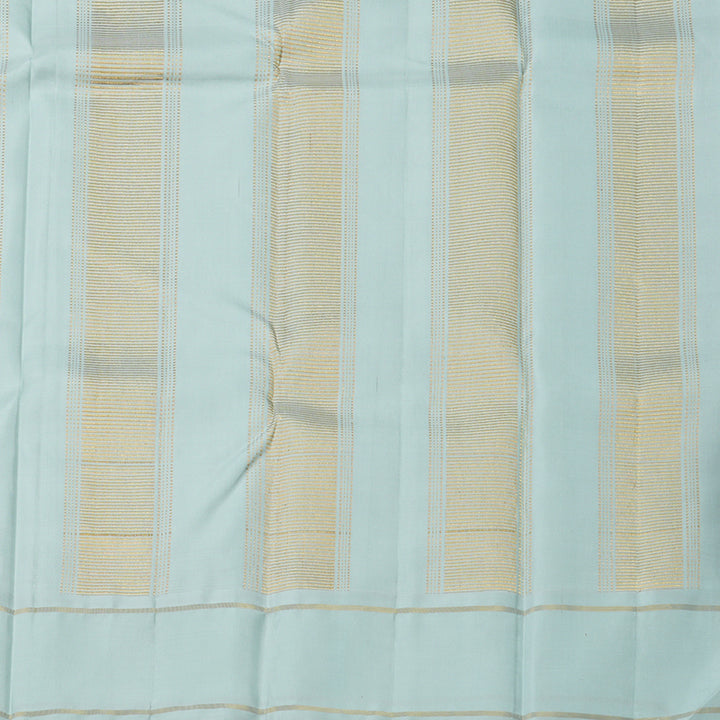 Hayagrivas Handloom Multicolour Checks Kanjivaram Silk Saree with Powder Blue border KBE1580K1-1