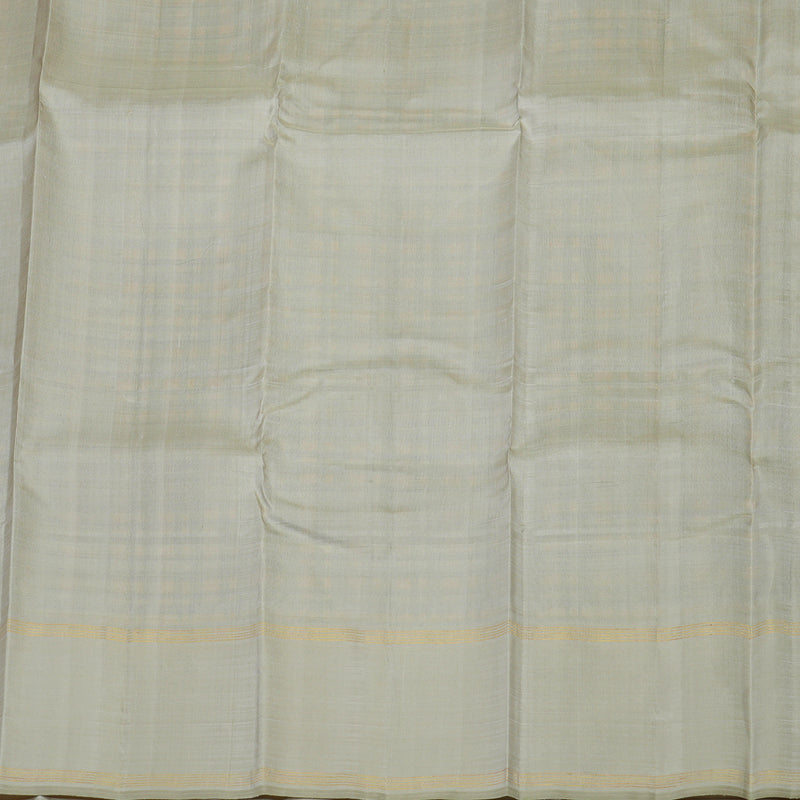 Hayagrivas Handloom Multicolour Checks Kanjivaram Silk Saree with Light Grey border KBE1580K2-1