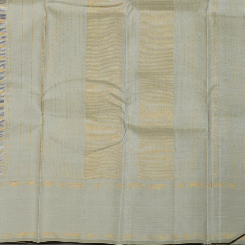 Hayagrivas Handloom Multicolour Checks Kanjivaram Silk Saree with Light Grey border KBE1580K2-1