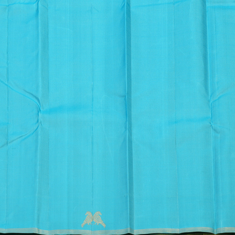 Hayagrivas Handloom Bottle Green Kanjivaram Silk Saree KBE1585K3-2