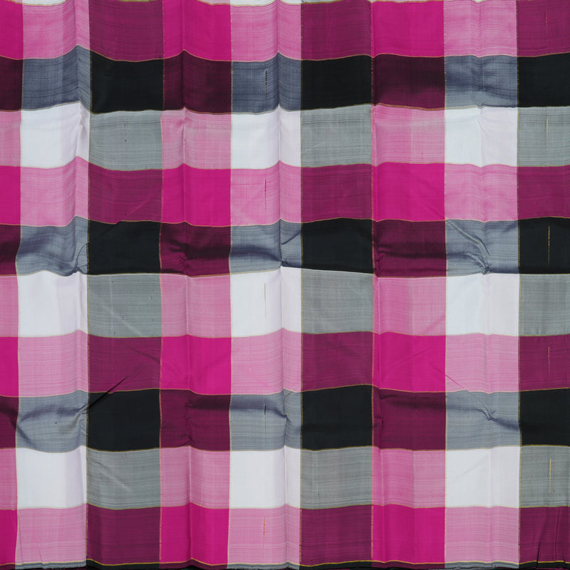 Hayagrivas Handloom Multicolour Kanjivaram Silk Saree KBE1585K4-1