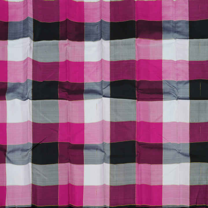 Hayagrivas Handloom Multicolour Kanjivaram Silk Saree KBE1585K4-1