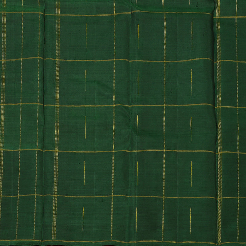Hayagrivas Handloom Multicolour Checks Kanjivaram Silk Saree KBE1585K4-2