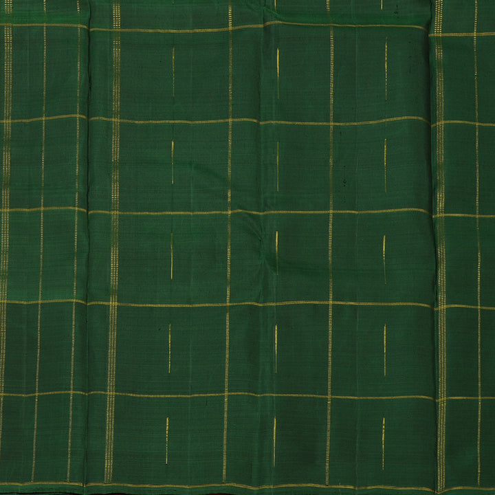 Hayagrivas Handloom Multicolour Checks Kanjivaram Silk Saree KBE1585K4-2
