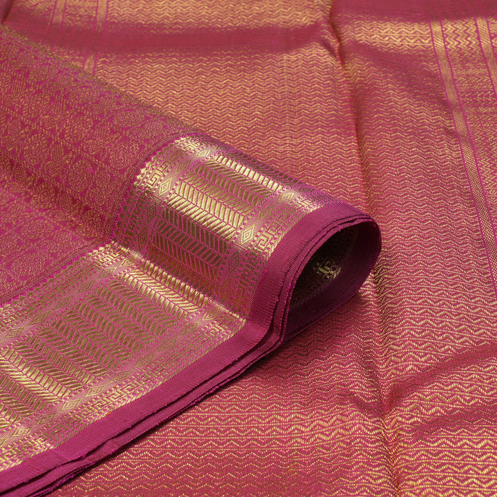 Hayagrivas Handloom Magenta Kanjivaram Silk Saree KBE1588K3-1