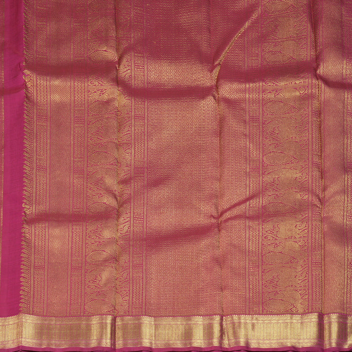 Hayagrivas Handloom Magenta Kanjivaram Silk Saree KBE1588K3-1