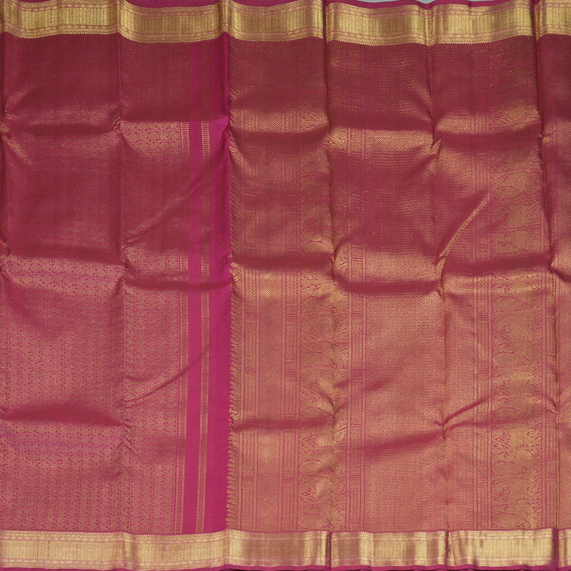 Hayagrivas Handloom Magenta Kanjivaram Silk Saree KBE1588K3-1