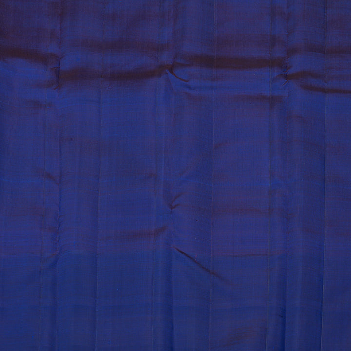 Hayagrivas Blue Handloom Kanjivaram Silk Saree KBE158D2-1