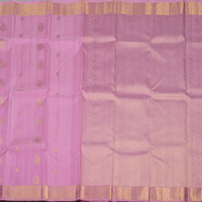 Hayagrivas Handloom Lavendar Pink Kanjivaram Silk Saree KBE1594K5-1