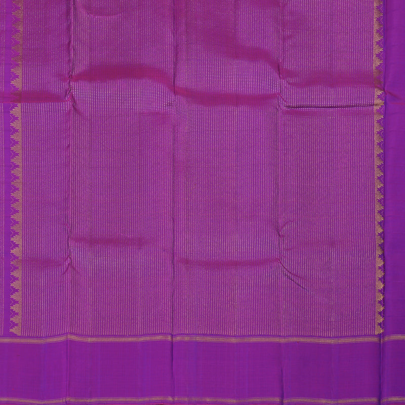 Hayagrivas Handloom Royal Blue Kanjivaram Silk Saree with Purple Border KBE1597K5-4