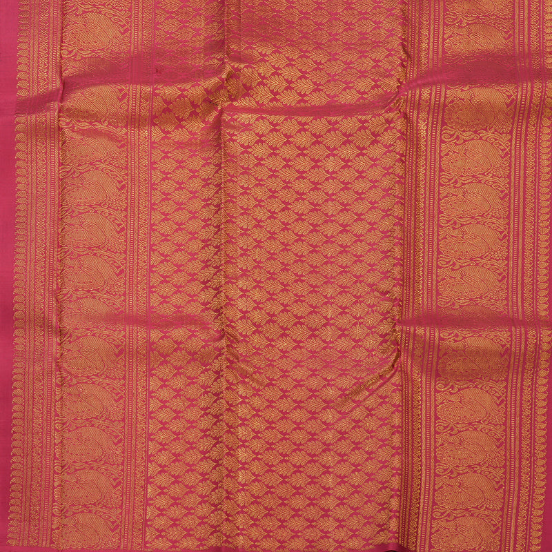 Hayagrivas Handloom Black Kanjivaram Silk Saree KBE1598K16-3