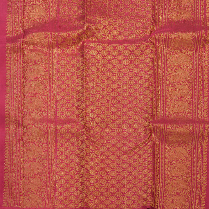 Hayagrivas Handloom Black Kanjivaram Silk Saree KBE1598K16-3