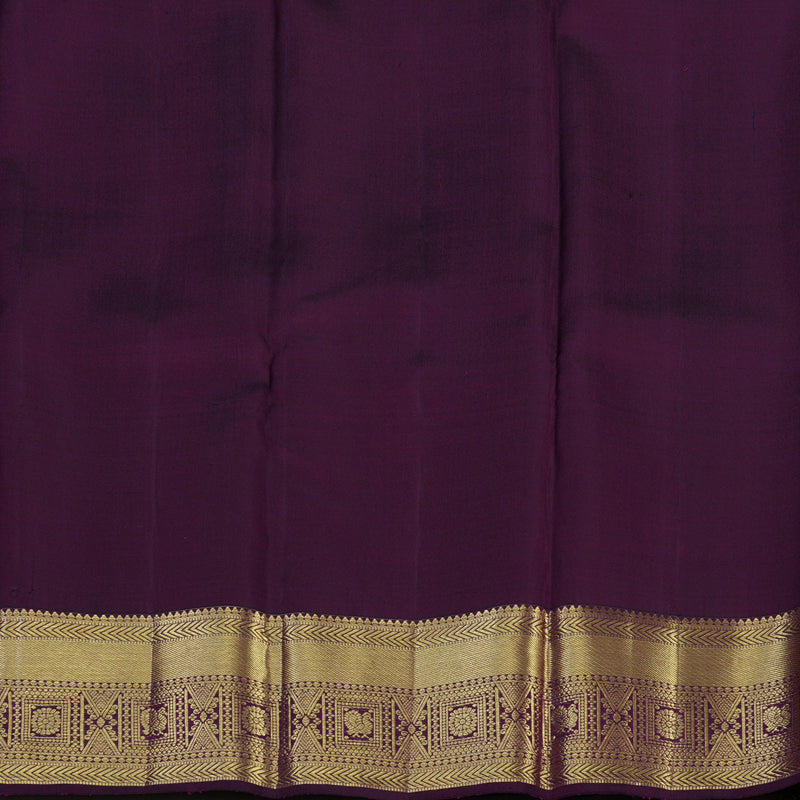 Hayagrivas Handloom Violet Kanjivaram Silk Saree KBE1599K4-1
