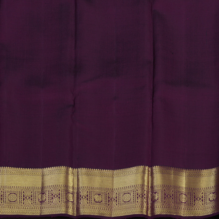 Hayagrivas Handloom Violet Kanjivaram Silk Saree KBE1599K4-1
