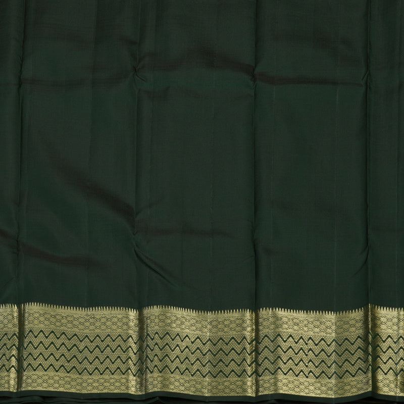 Hayagrivas Handloom Karum Pachai Kanjivaram Silk Saree KBE1599K5-2