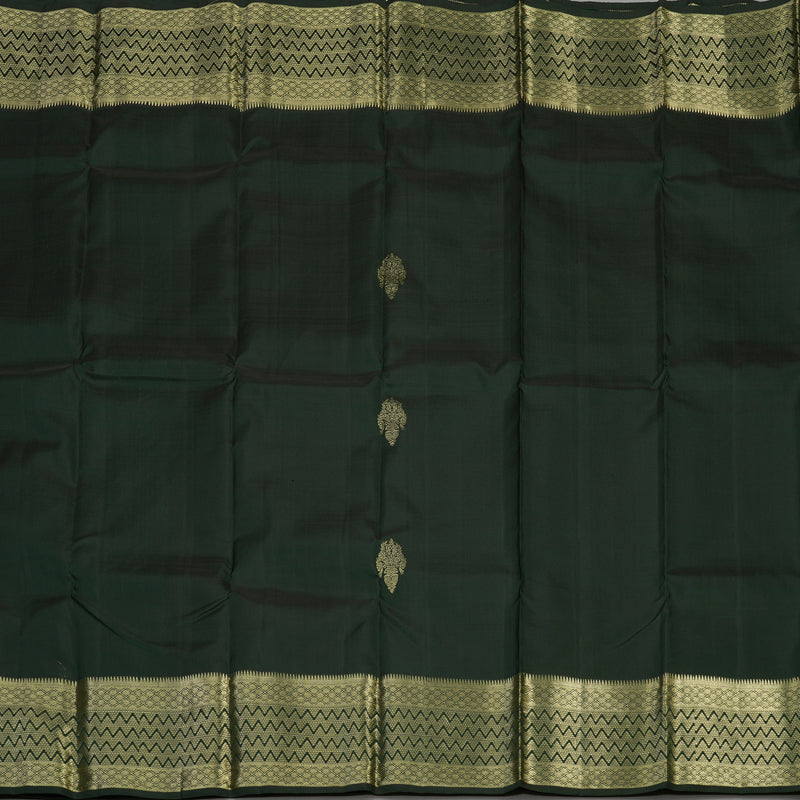 Hayagrivas Handloom Karum Pachai Kanjivaram Silk Saree KBE1599K5-2